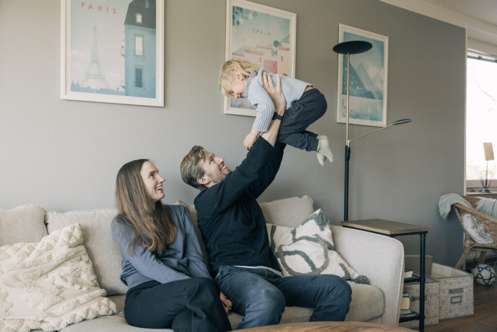 familjefotografering hemma Lund
